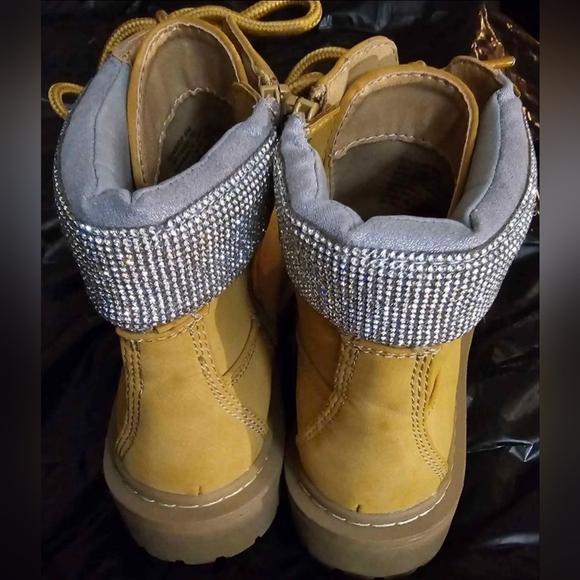 Beautiful!Rhinestone Embellished Ladies Work n Play Boots by Wild Pair/New, Sz 6 - Picture 10 of 10